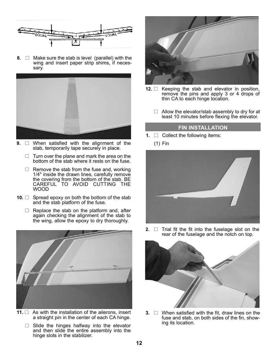 Carl Goldberg GBGA1077 User Manual | Page 12 / 30