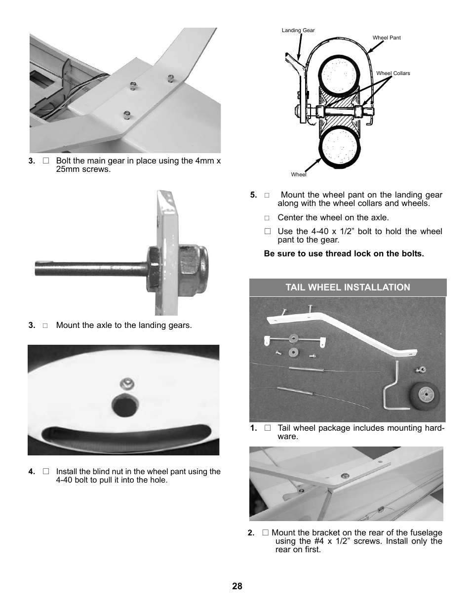 Carl Goldberg GBGA1077 User Manual | Page 28 / 30