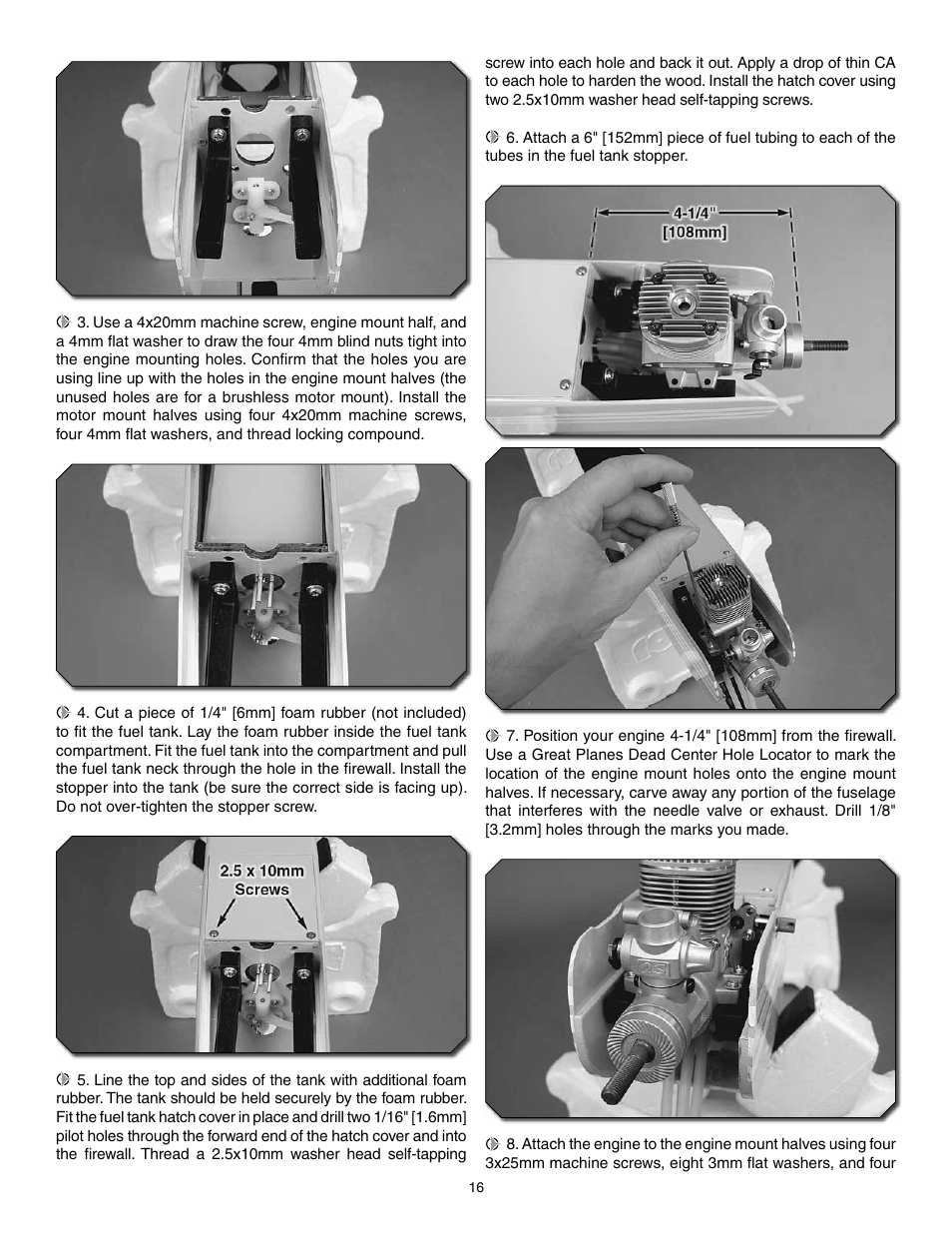 Carl Goldberg GPMA1966 Tiger 2 ARF User Manual | Page 16 / 24