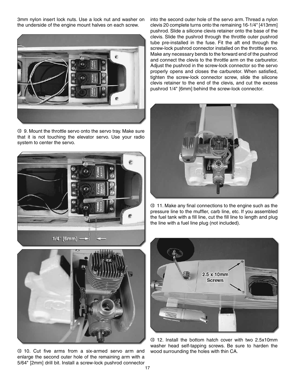 Carl Goldberg GPMA1966 Tiger 2 ARF User Manual | Page 17 / 24