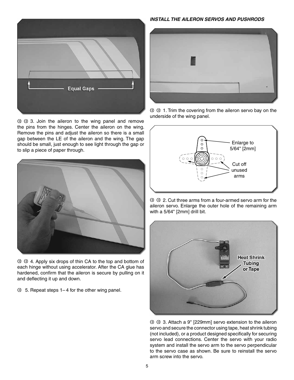 Carl Goldberg GPMA1966 Tiger 2 ARF User Manual | Page 5 / 24