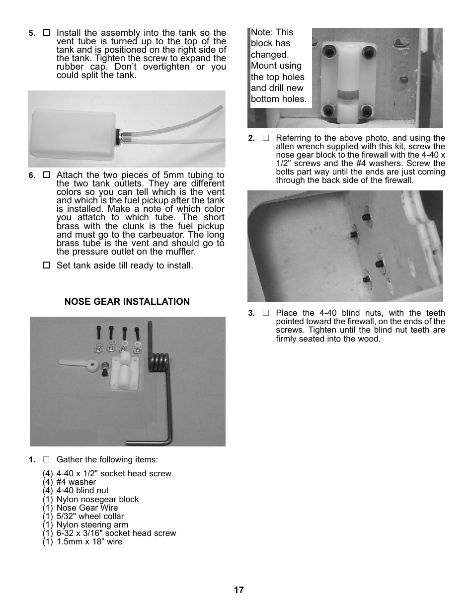 Carl Goldberg GPMA1968 Tiger 60 ARF User Manual | Page 17 / 27