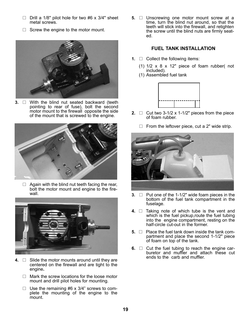 Carl Goldberg GPMA1968 Tiger 60 ARF User Manual | Page 19 / 27