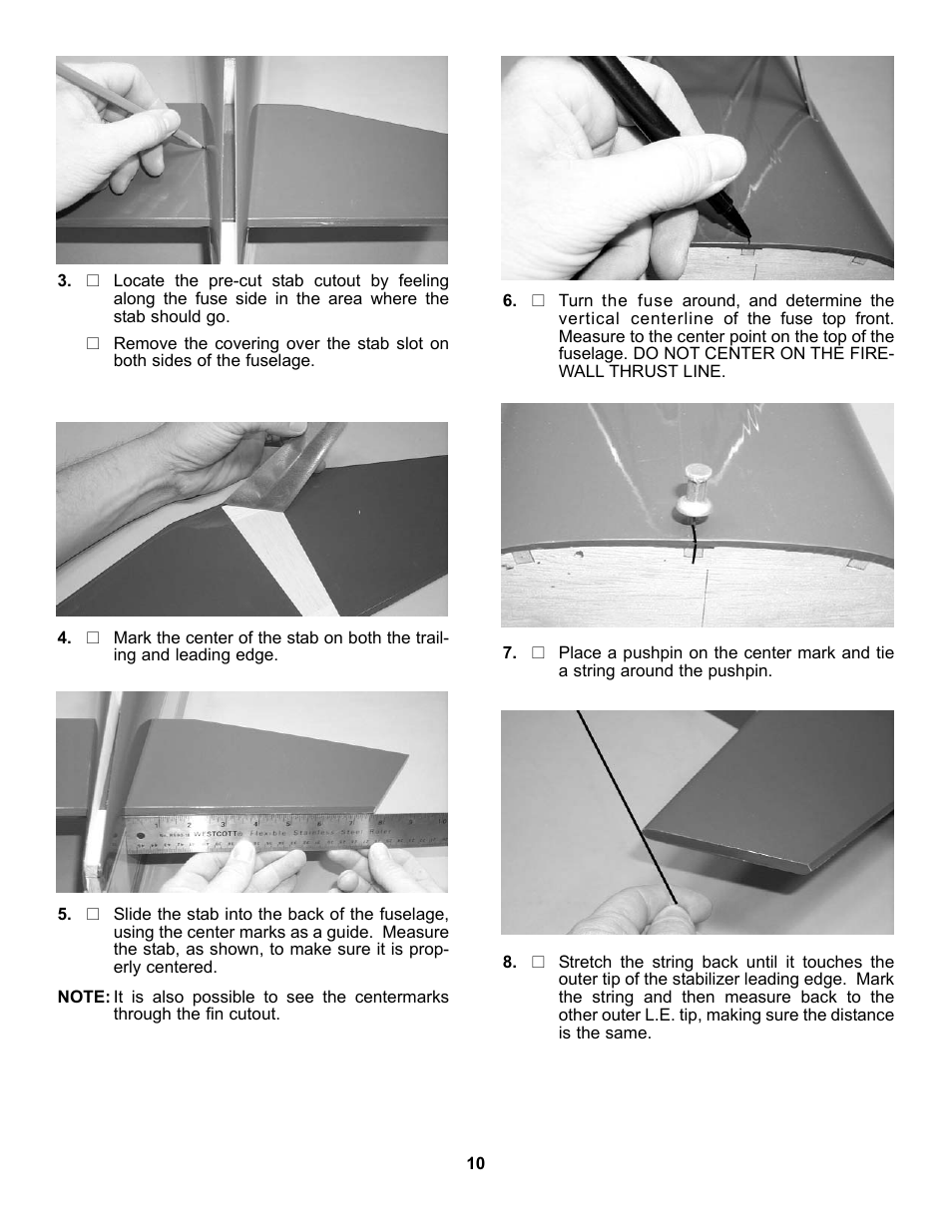 Carl Goldberg GBGA1053 User Manual | Page 10 / 31