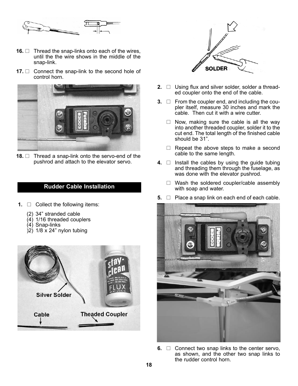 Carl Goldberg GBGA1053 User Manual | Page 18 / 31