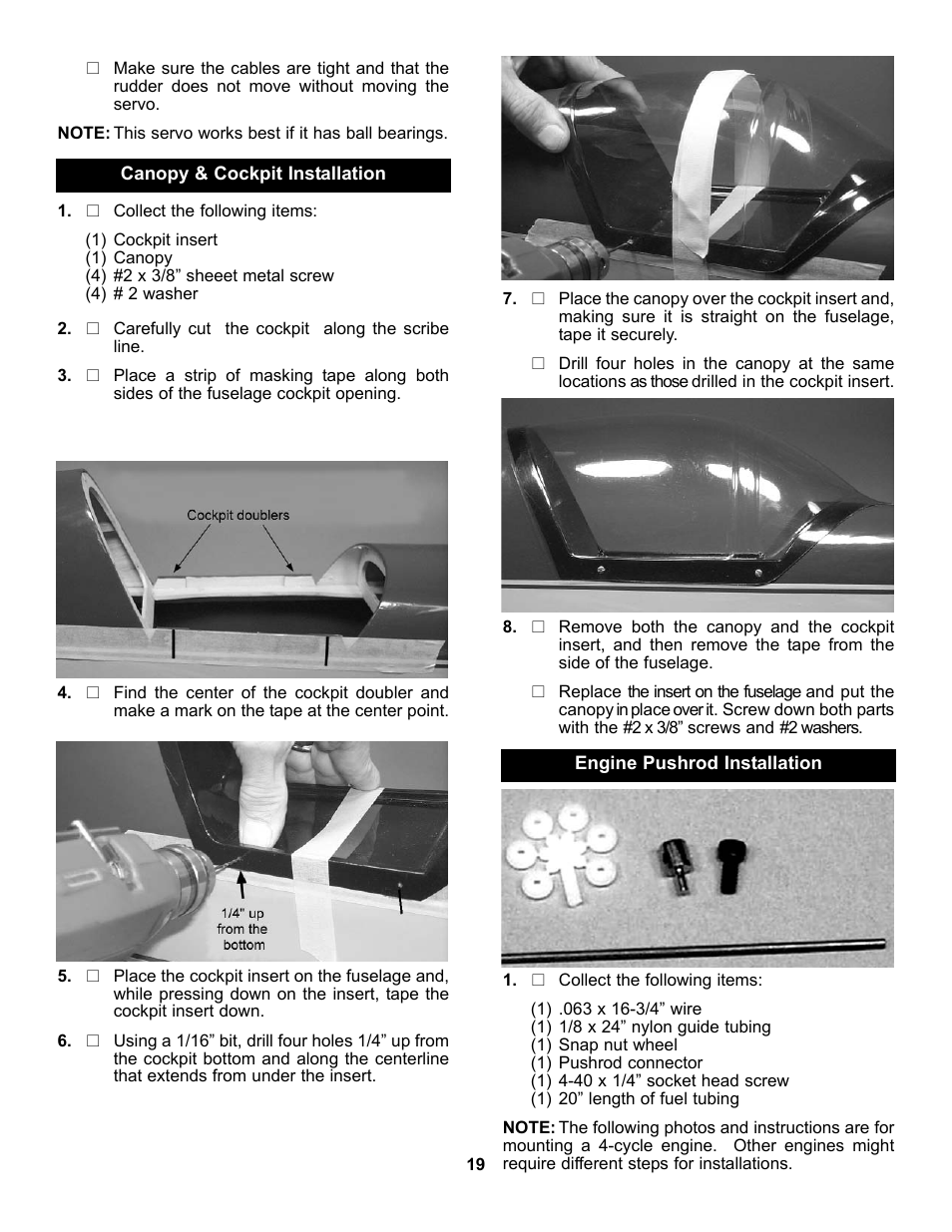 Carl Goldberg GBGA1053 User Manual | Page 19 / 31