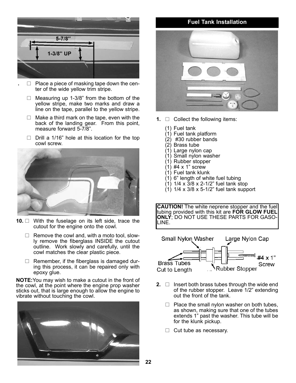 Carl Goldberg GBGA1053 User Manual | Page 22 / 31