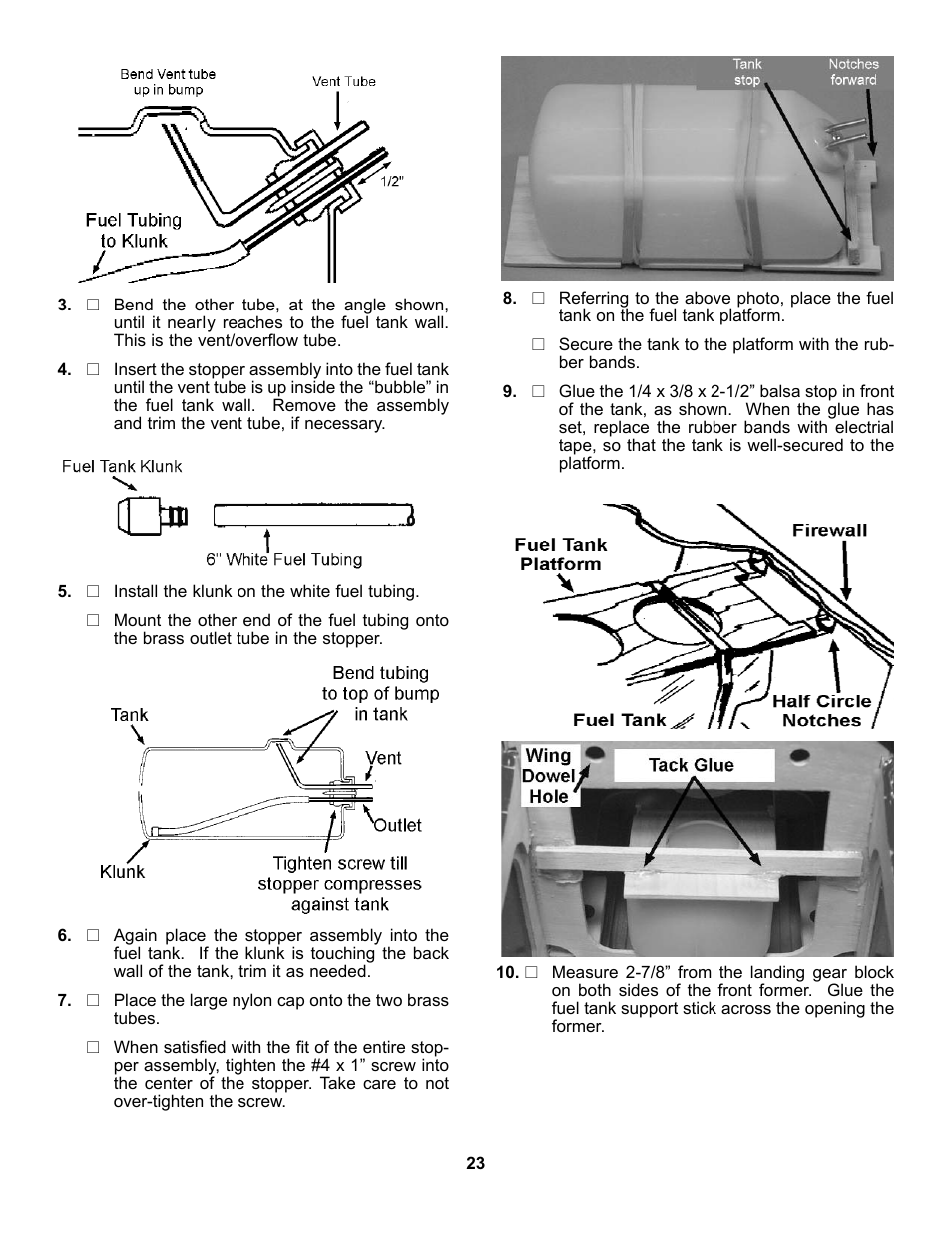 Carl Goldberg GBGA1053 User Manual | Page 23 / 31