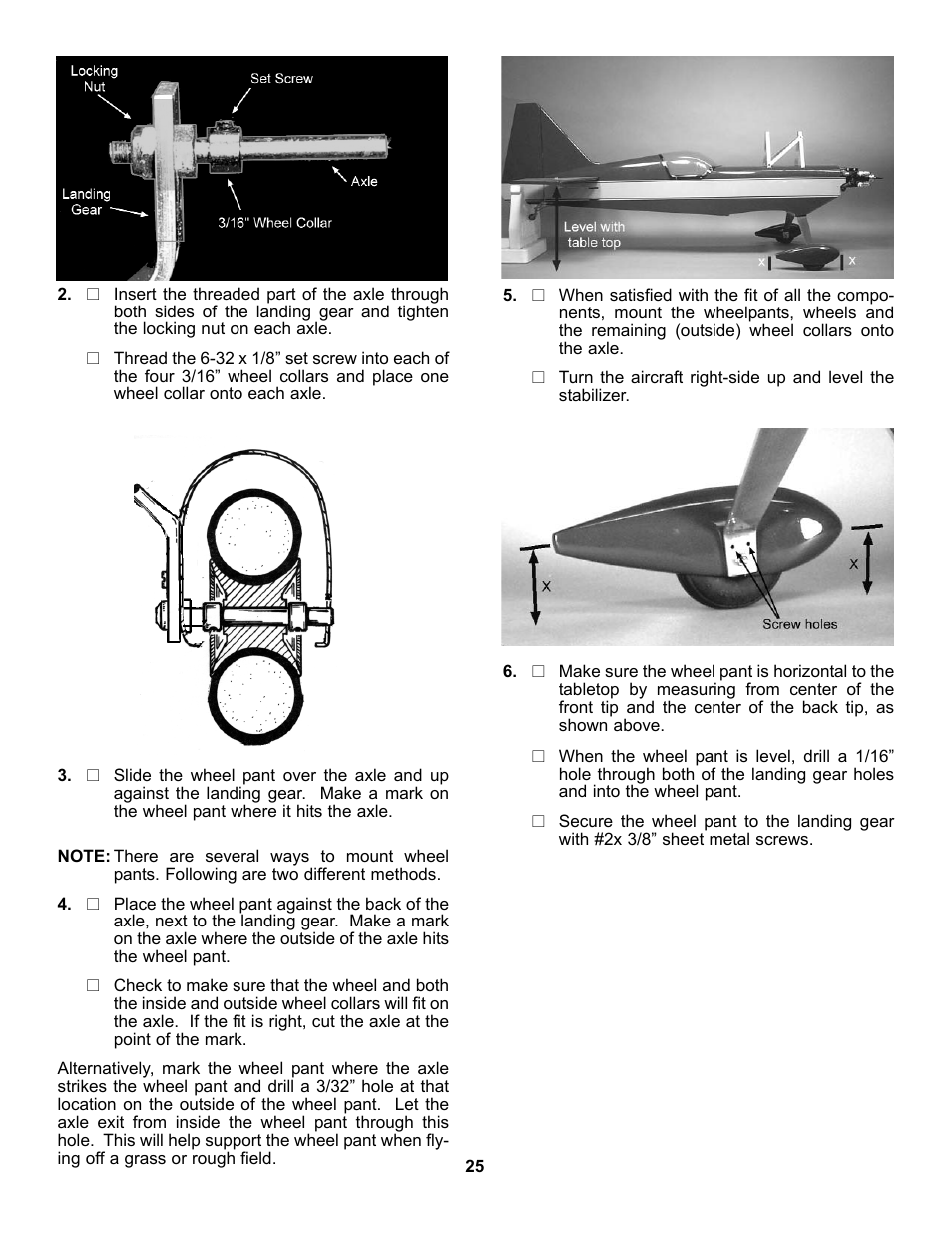 Carl Goldberg GBGA1053 User Manual | Page 25 / 31