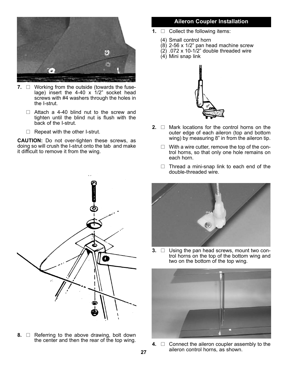 Carl Goldberg GBGA1053 User Manual | Page 27 / 31