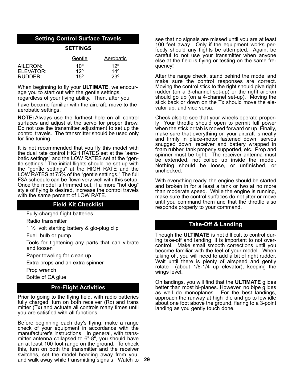 Carl Goldberg GBGA1053 User Manual | Page 29 / 31