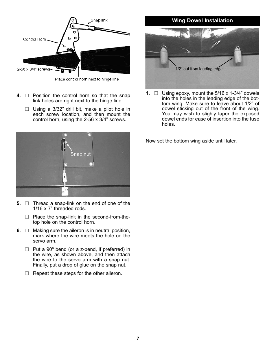 Carl Goldberg GBGA1053 User Manual | Page 7 / 31