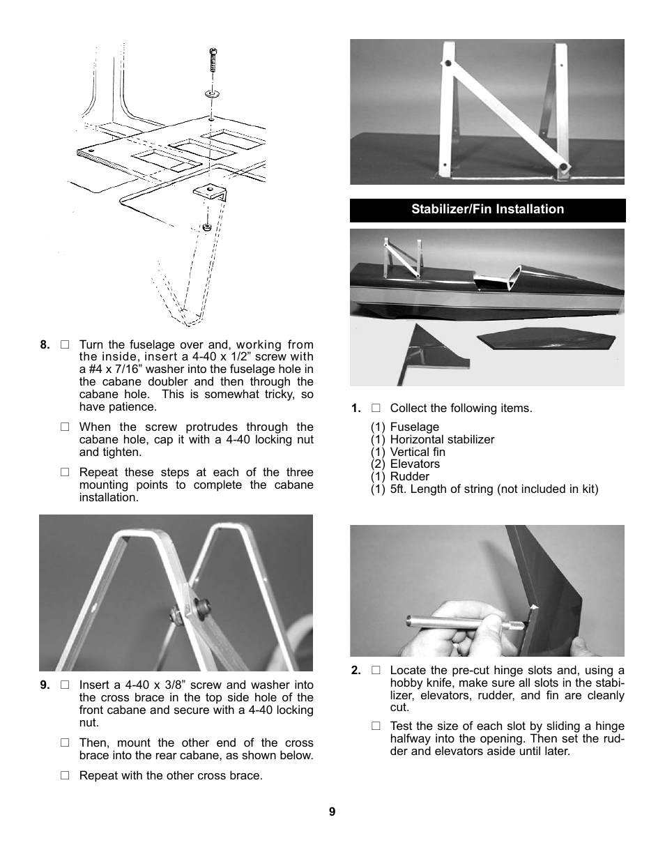 Carl Goldberg GBGA1053 User Manual | Page 9 / 31