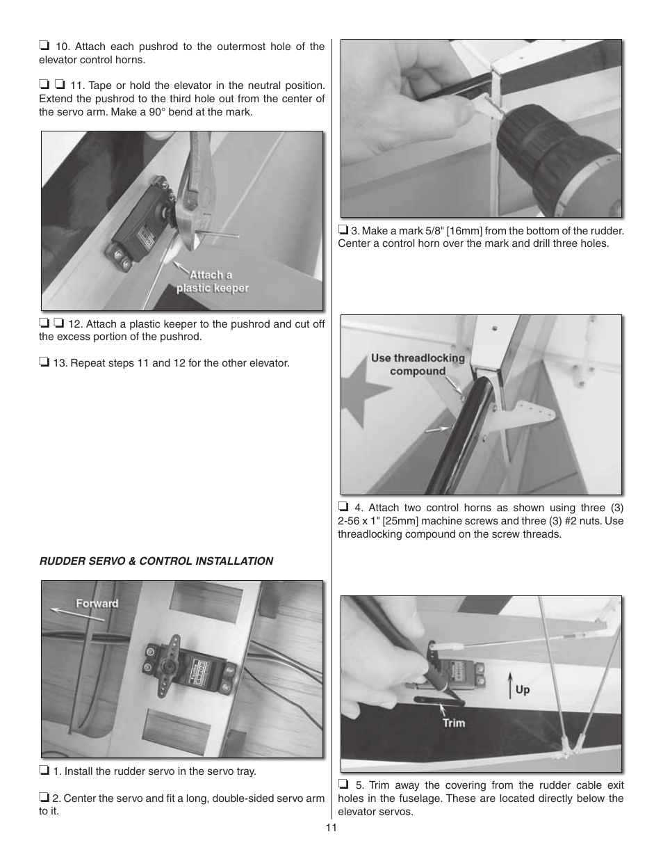 Carl Goldberg GBGA1047 User Manual | Page 11 / 24