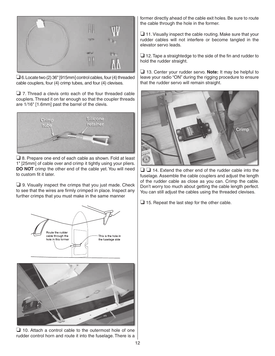 Carl Goldberg GBGA1047 User Manual | Page 12 / 24