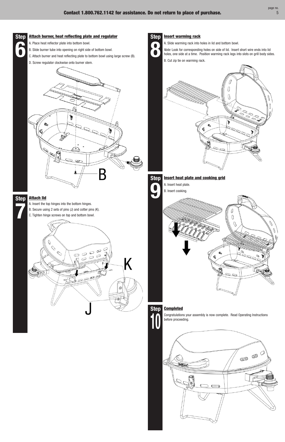 Blue Rhino 253402 User Manual | Page 5 / 16