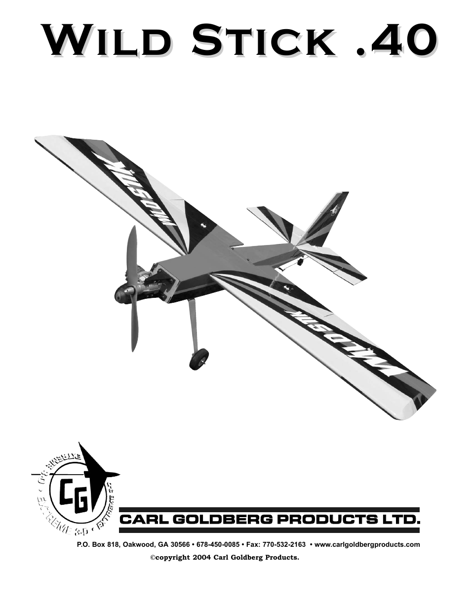Carl Goldberg GBGA1083 User Manual | 20 pages