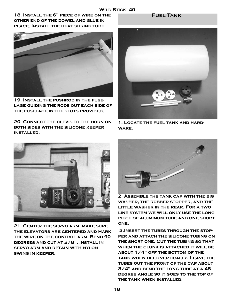 Carl Goldberg GBGA1083 User Manual | Page 18 / 20