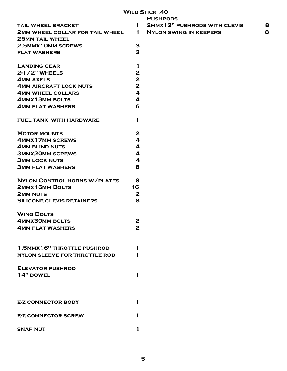 Carl Goldberg GBGA1083 User Manual | Page 5 / 20