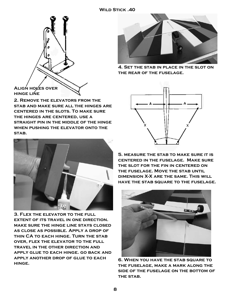 Carl Goldberg GBGA1083 User Manual | Page 8 / 20