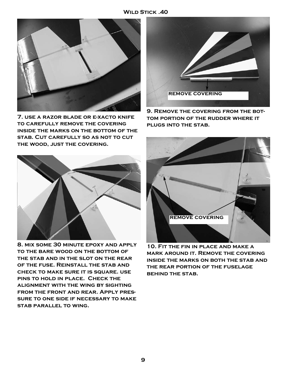 Carl Goldberg GBGA1083 User Manual | Page 9 / 20