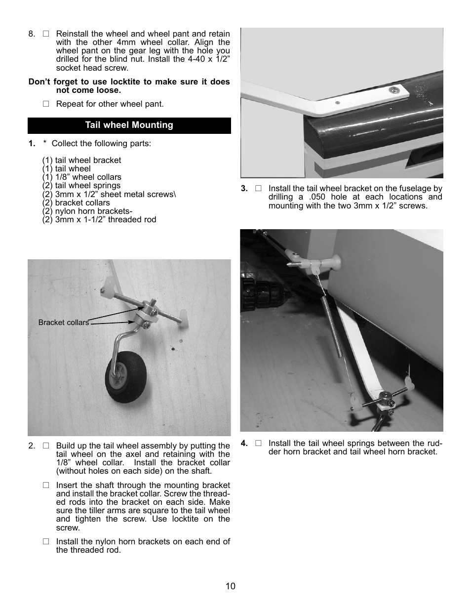 Carl Goldberg GBGA1043 User Manual | Page 10 / 21