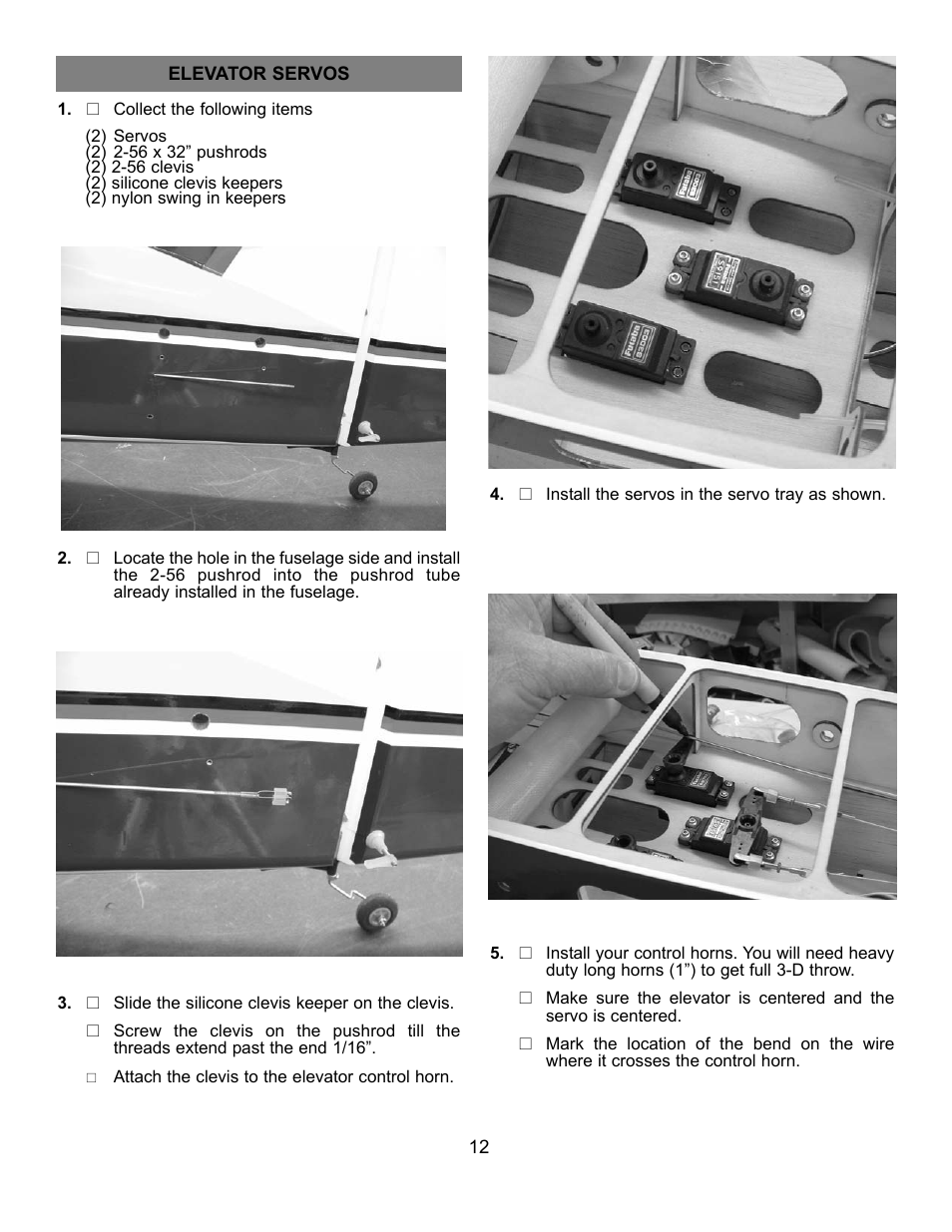 Carl Goldberg GBGA1044 User Manual | Page 12 / 22