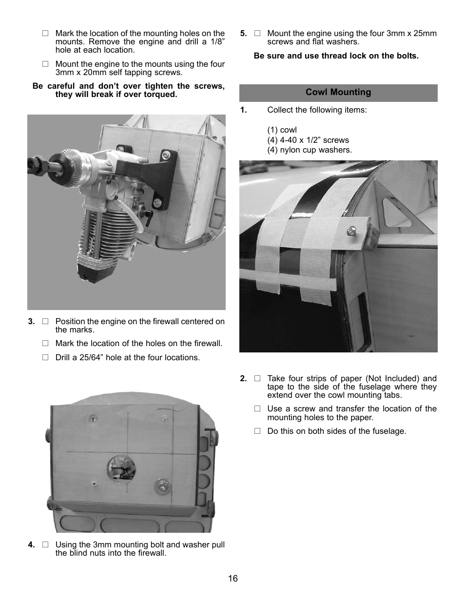Carl Goldberg GBGA1044 User Manual | Page 16 / 22