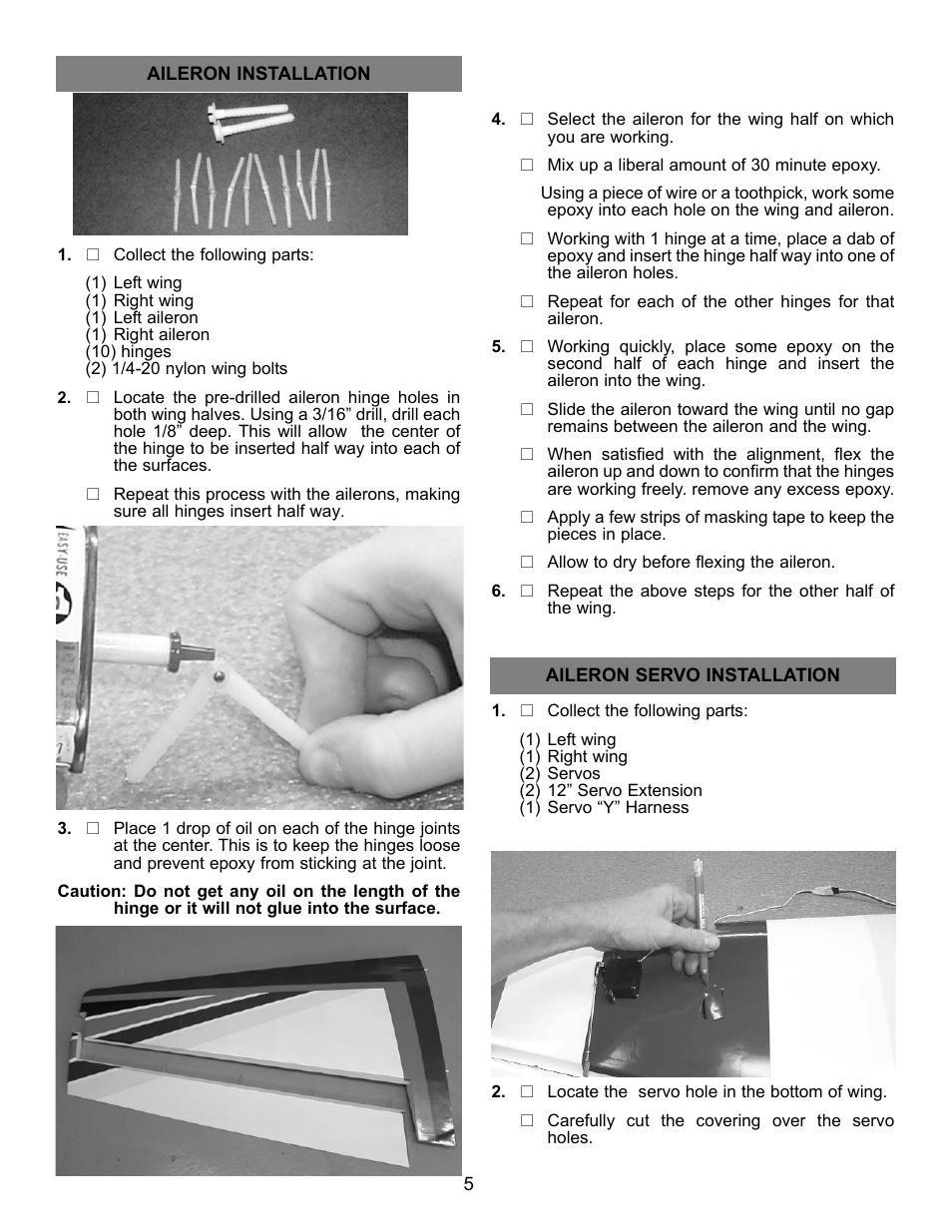 Carl Goldberg GBGA1044 User Manual | Page 5 / 22