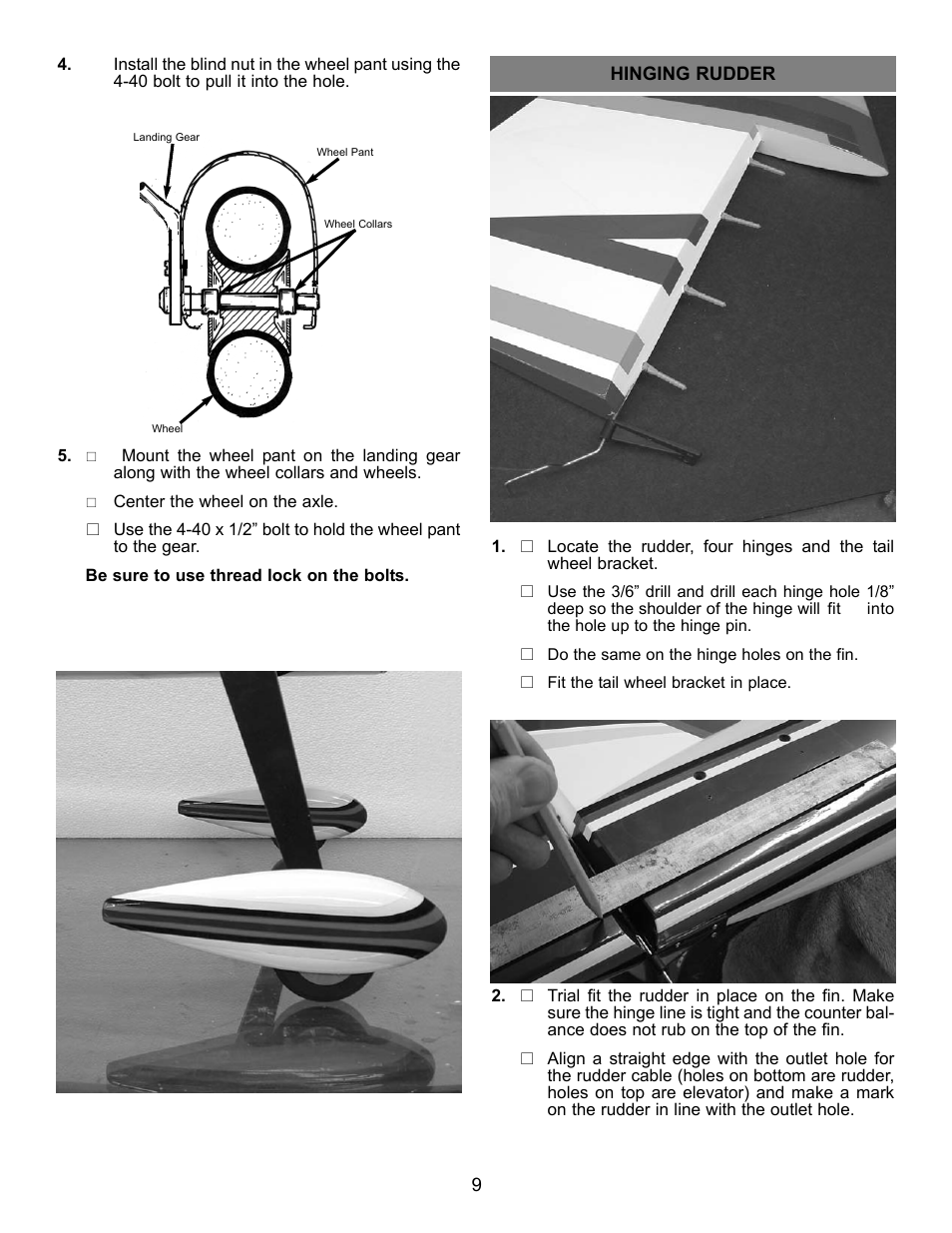 Carl Goldberg GBGA1044 User Manual | Page 9 / 22