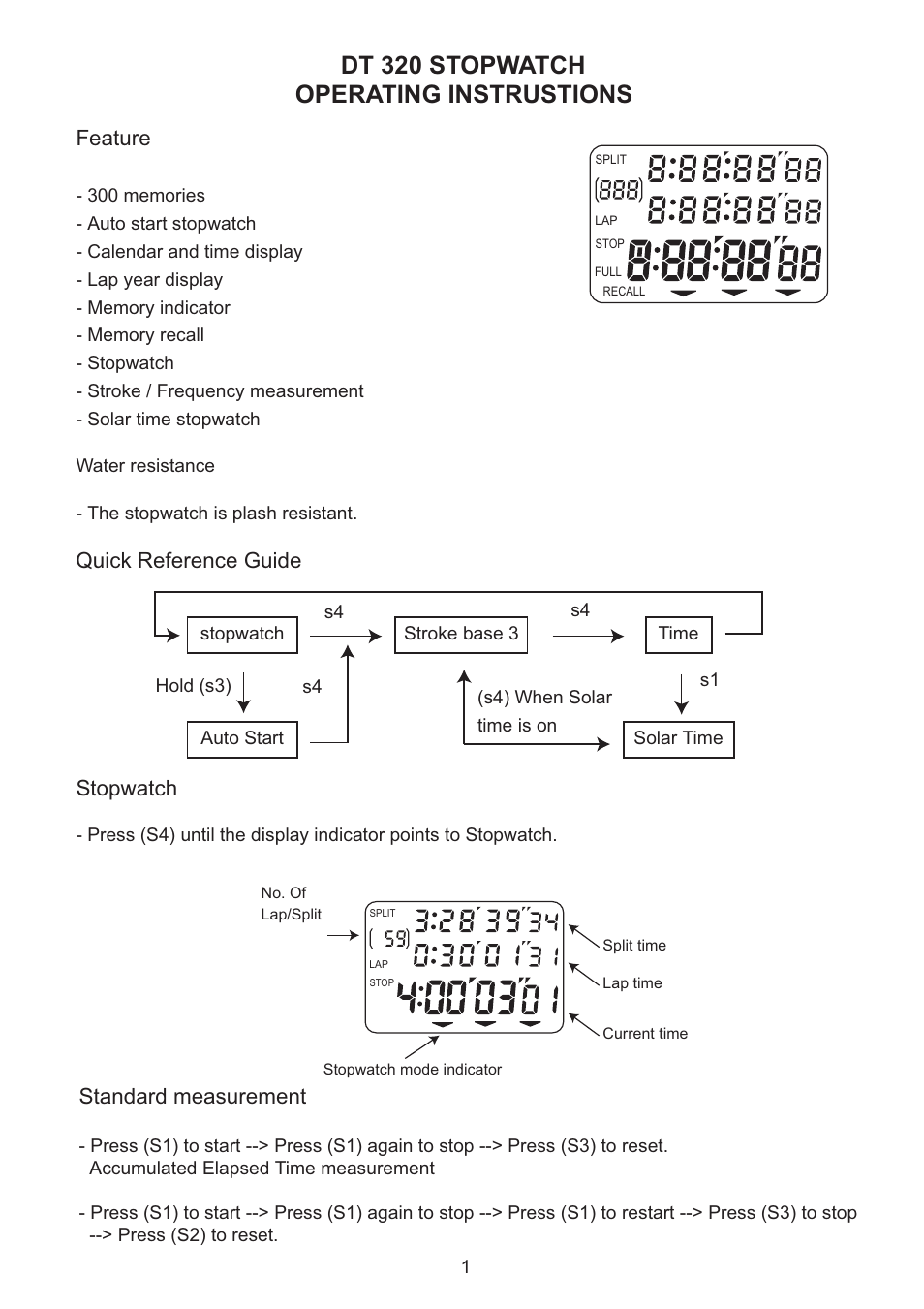 CEI 320 ULTRAK User Manual | 5 pages