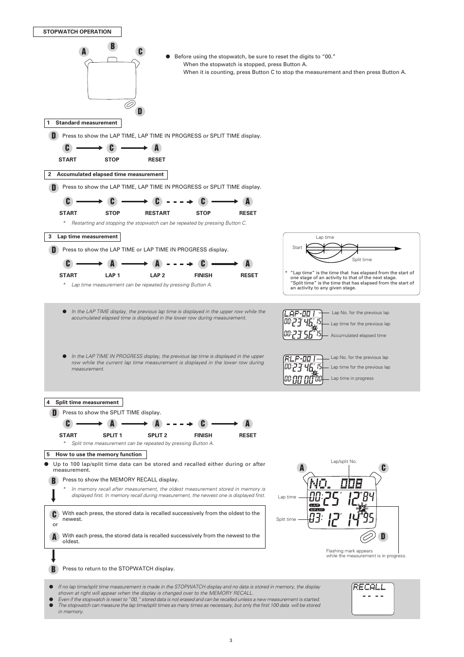 Dc a c, Ab c d, Dc c c | Da c, Db c a b | CEI S058 SEIKO User Manual | Page 3 / 5