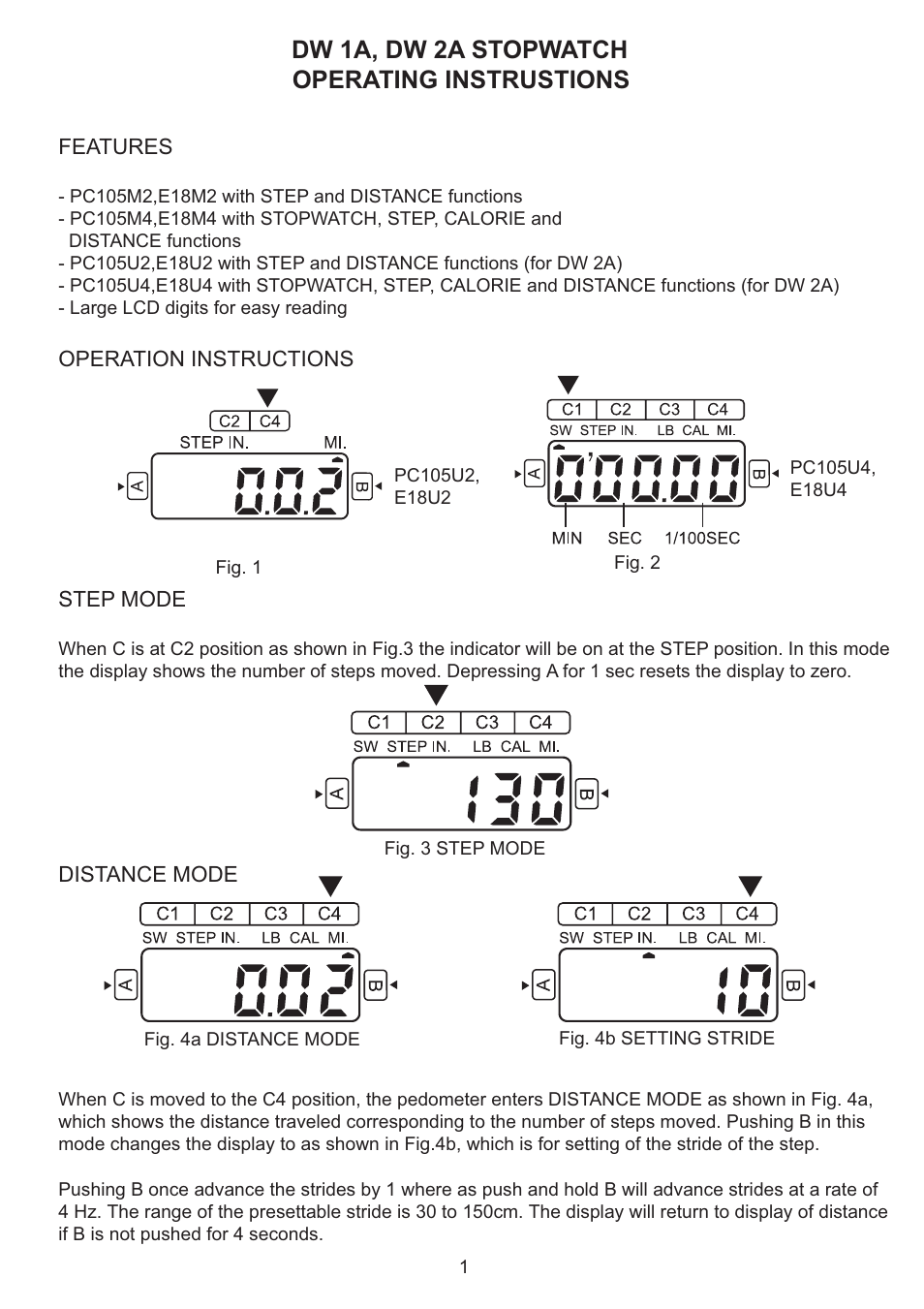 CEI 255 ULTRAK User Manual | 3 pages