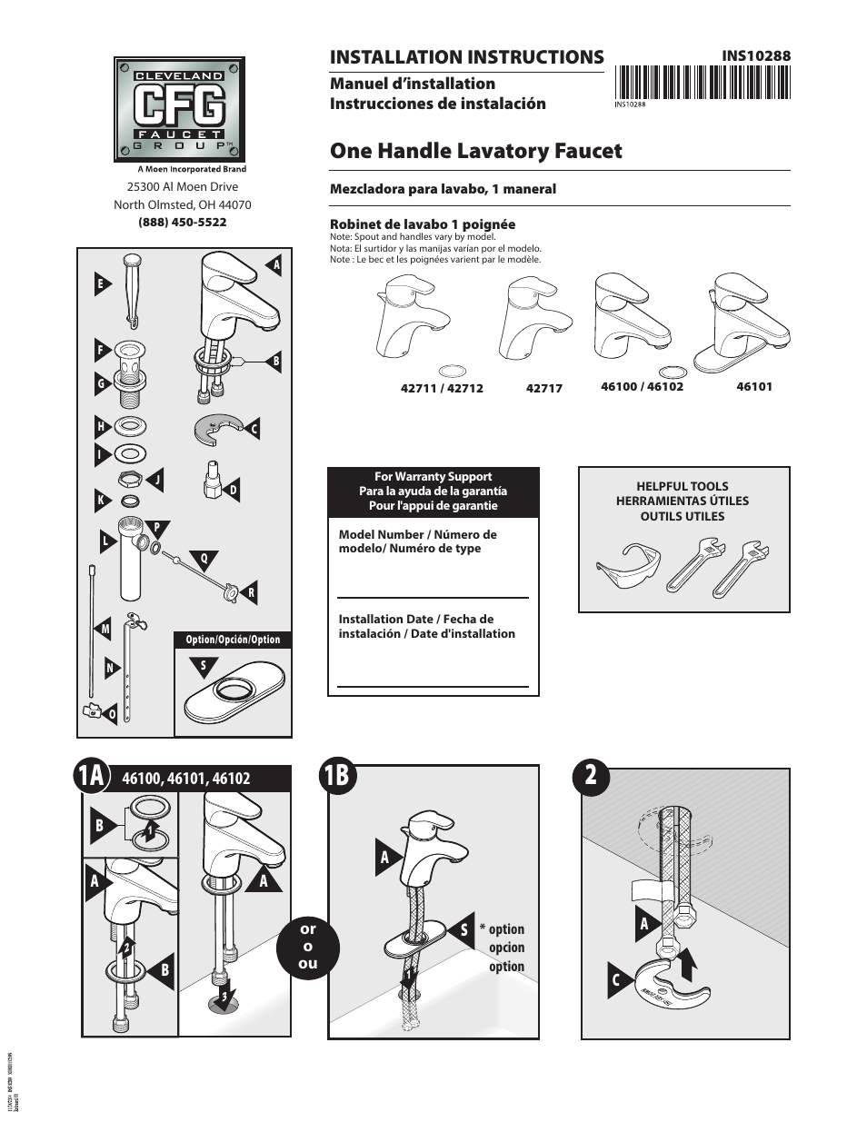 CFG 46100 User Manual | 4 pages