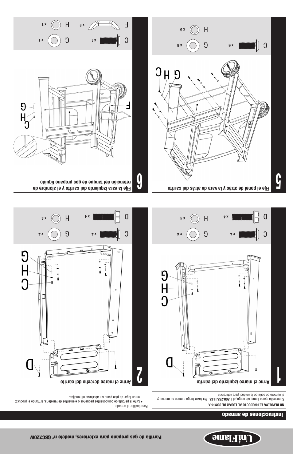 Blue Rhino GBC720W User Manual | Page 21 / 24