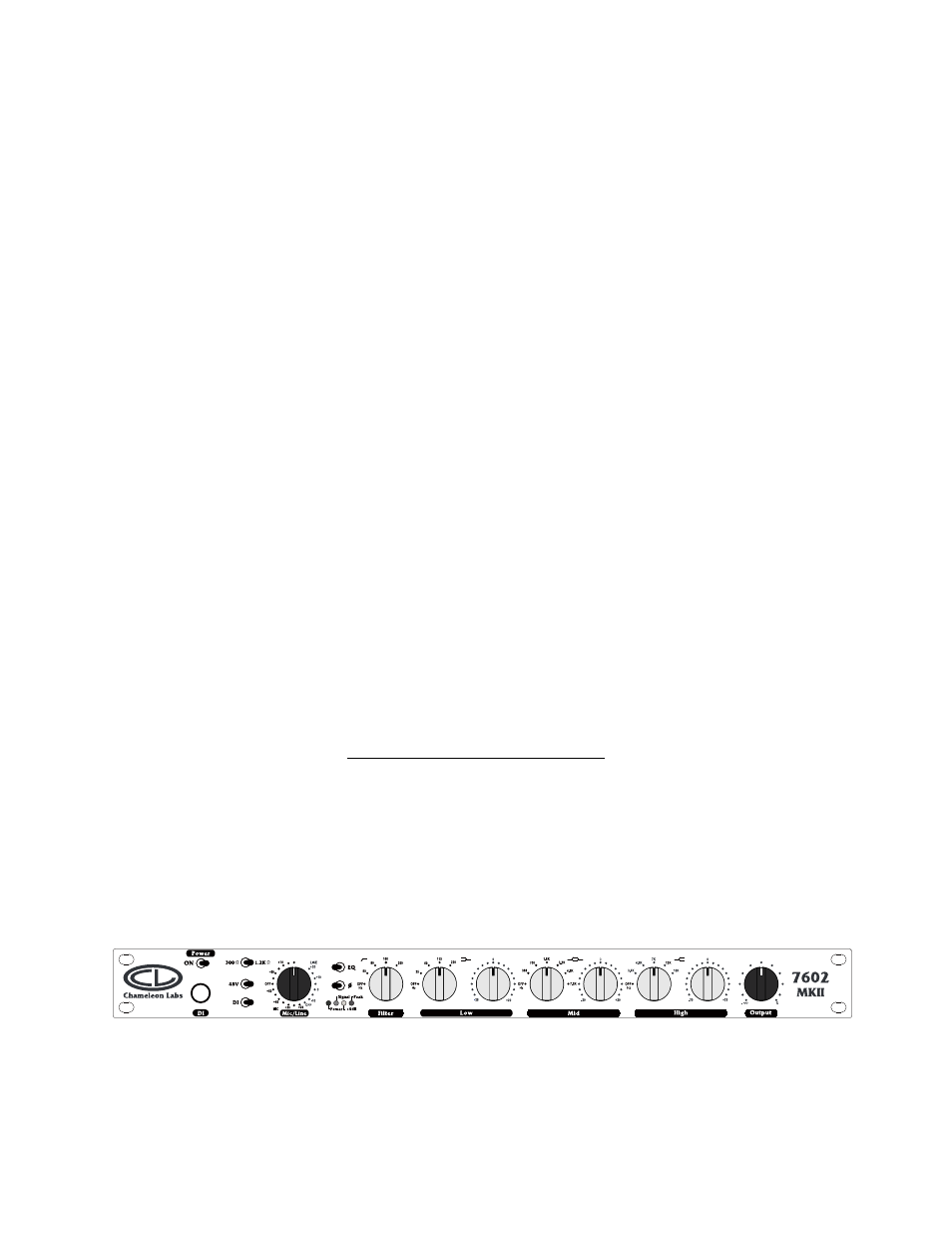 Chameleon Labs 7602 MKII X-Mod User Manual | 15 pages