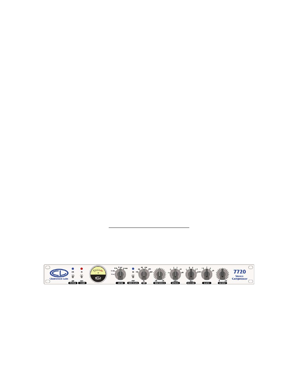 Chameleon Labs 7720 User Manual | 5 pages