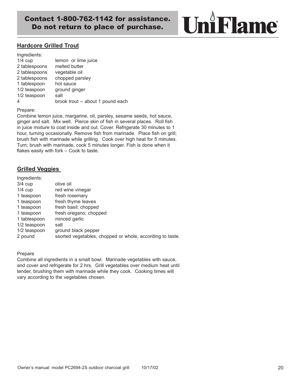 Blue Rhino PC2694-2S User Manual | Page 21 / 23