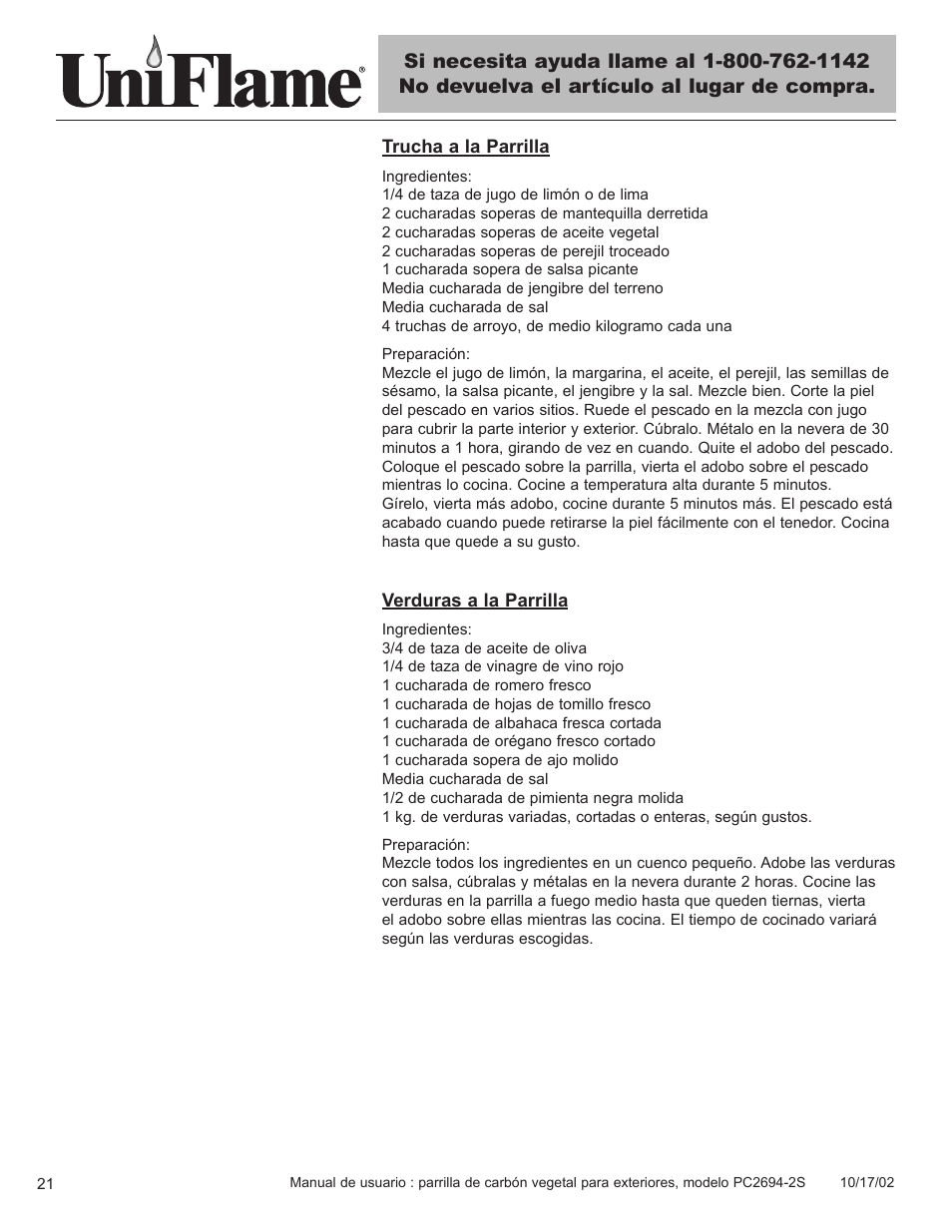 Blue Rhino PC2694-2S User Manual | Page 22 / 23