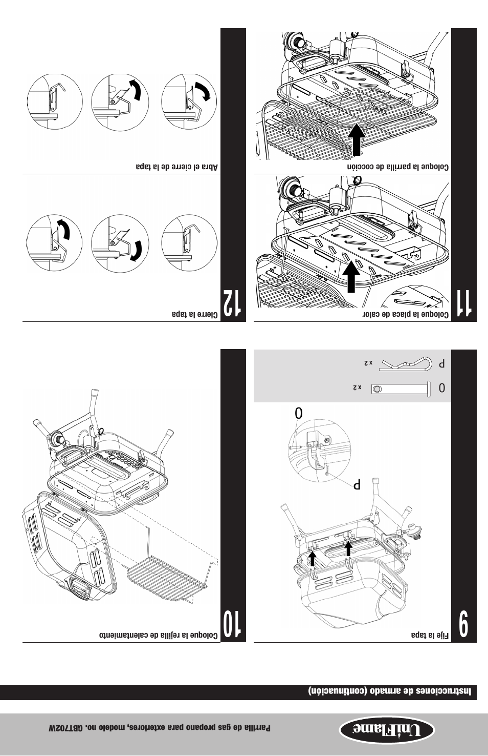 Blue Rhino GBT702W User Manual | Page 15 / 20