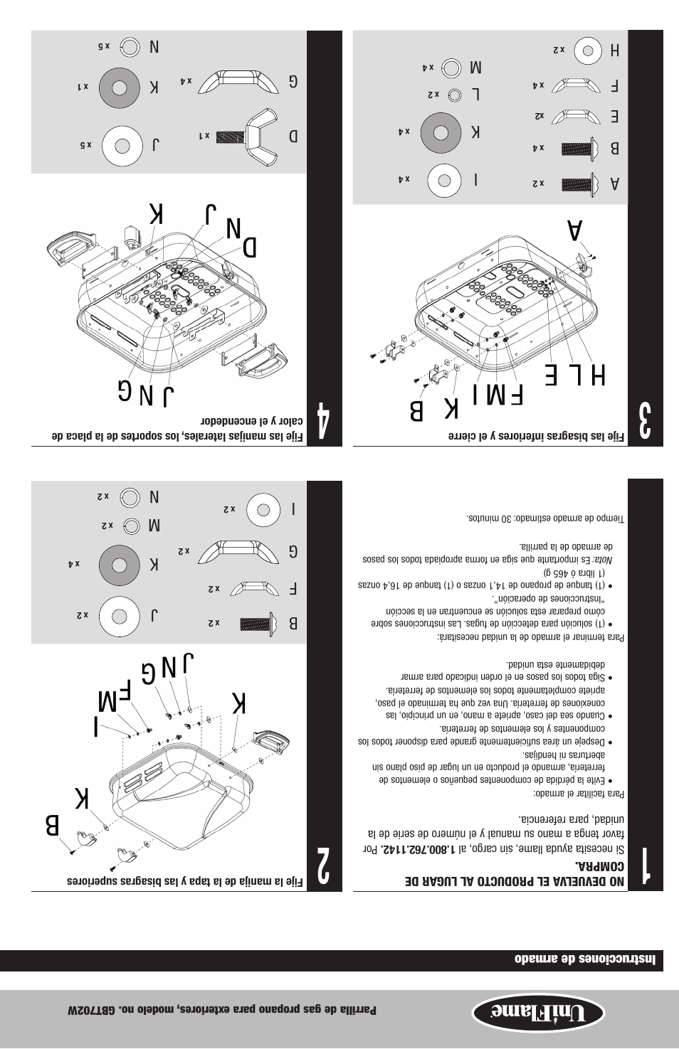 Blue Rhino GBT702W User Manual | Page 17 / 20