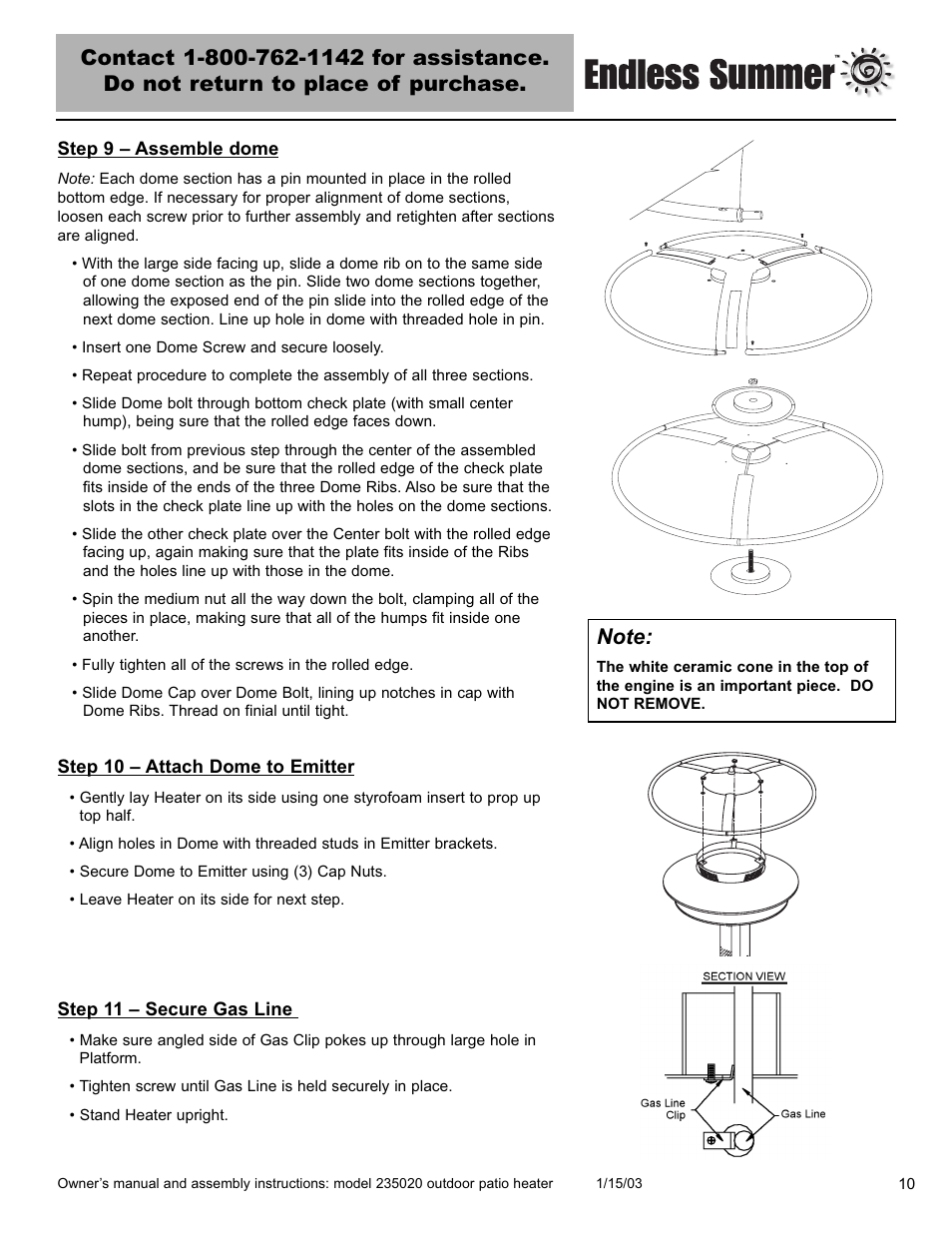 Blue Rhino 235020 User Manual | Page 11 / 44