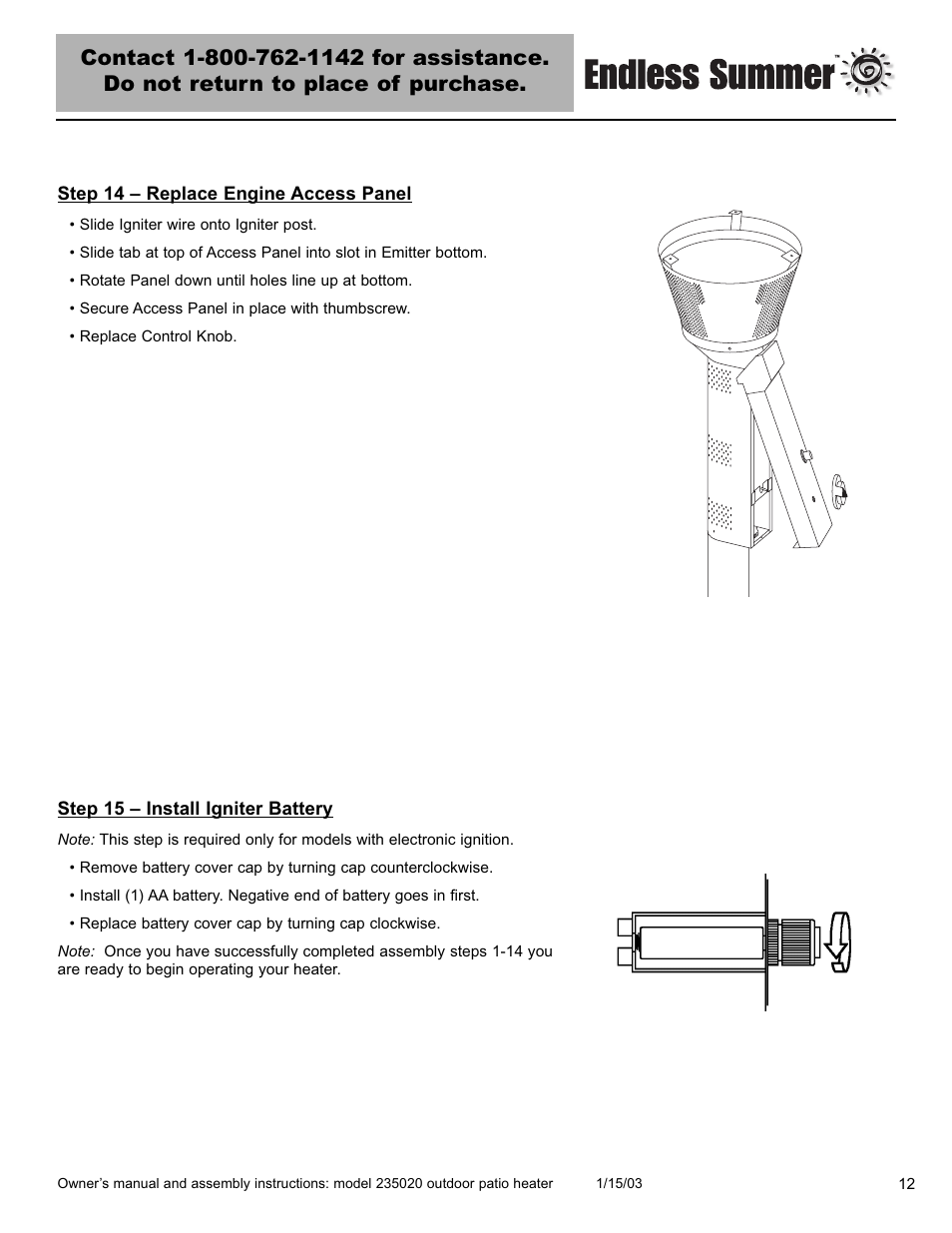 Blue Rhino 235020 User Manual | Page 13 / 44