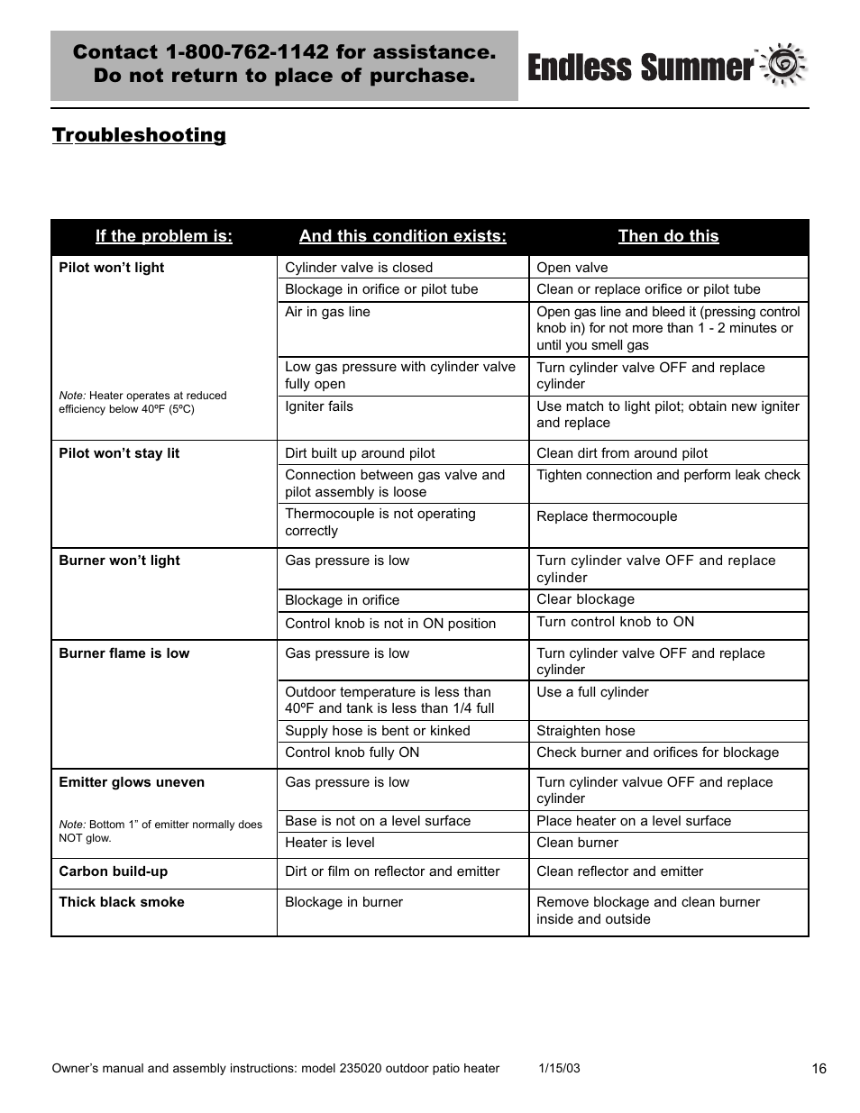 Blue Rhino 235020 User Manual | Page 17 / 44