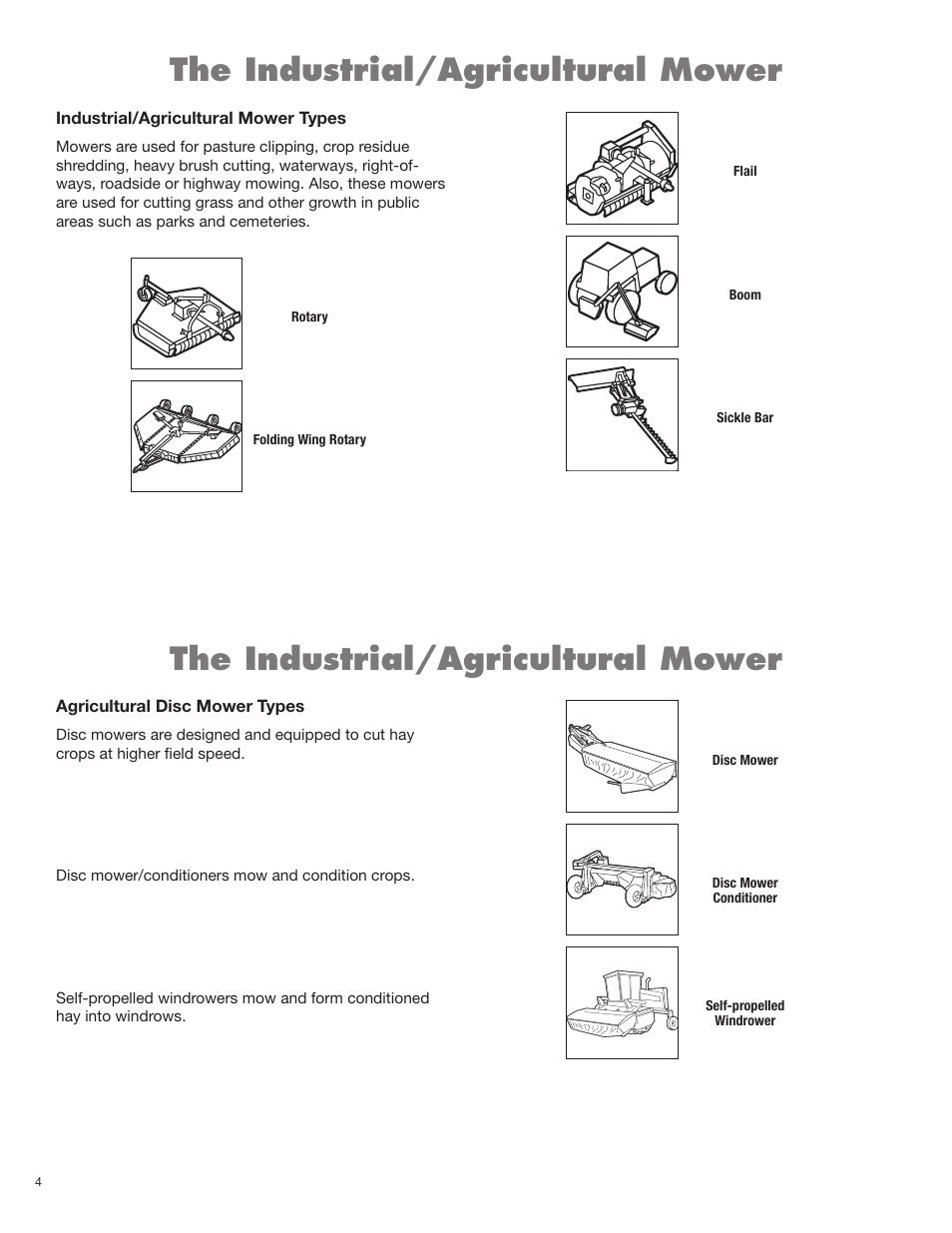 The industrial/agricultural mower | Blue Rhino TM72 User Manual | Page 40 / 156