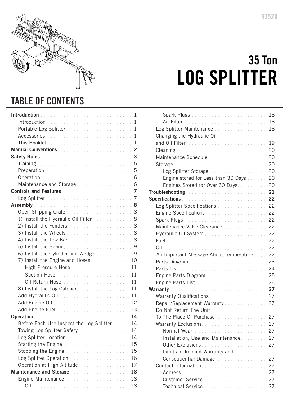 Champion Power Equipment 93520 User Manual | Page 3 / 33