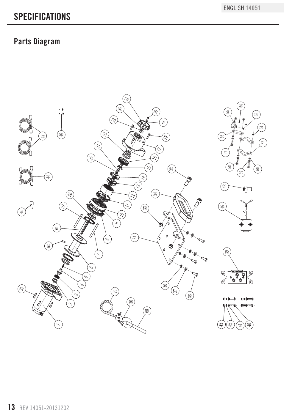 Specifications | Champion Power Equipment 14051 User Manual | Page 16 / 19