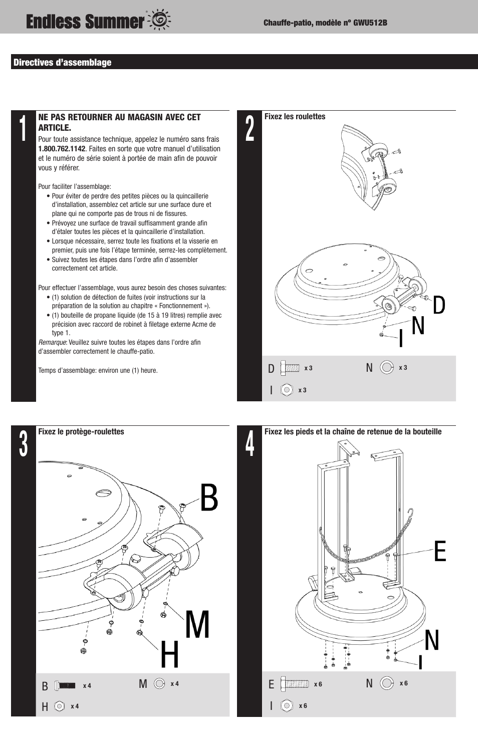 Blue Rhino GWU512B User Manual | Page 14 / 32
