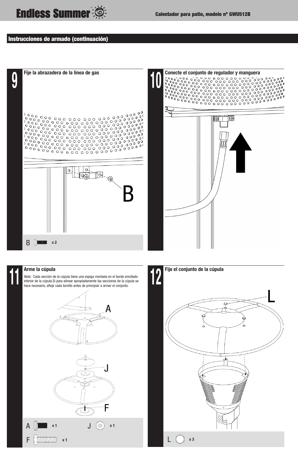 Blue Rhino GWU512B User Manual | Page 26 / 32