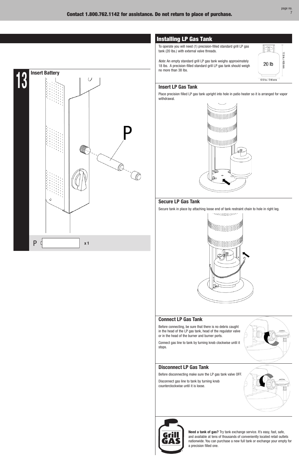 Blue Rhino GWU512B User Manual | Page 7 / 32